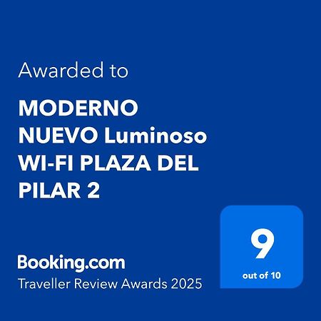 Appartamento Moderno Nuevo Luminoso Wi-Fi Plaza Del Pilar 2 Saragozza Esterno foto