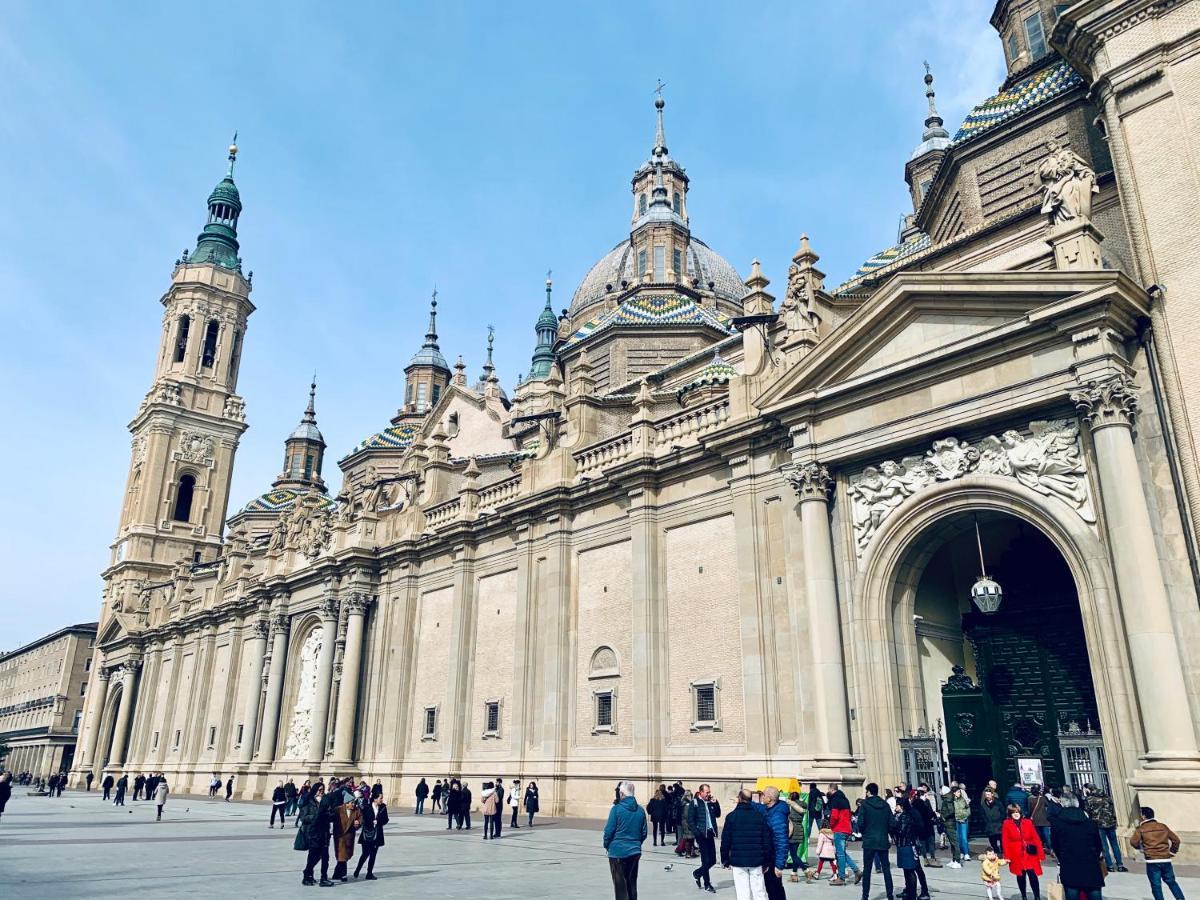 Appartamento Moderno Nuevo Luminoso Wi-Fi Plaza Del Pilar 2 Saragozza Esterno foto