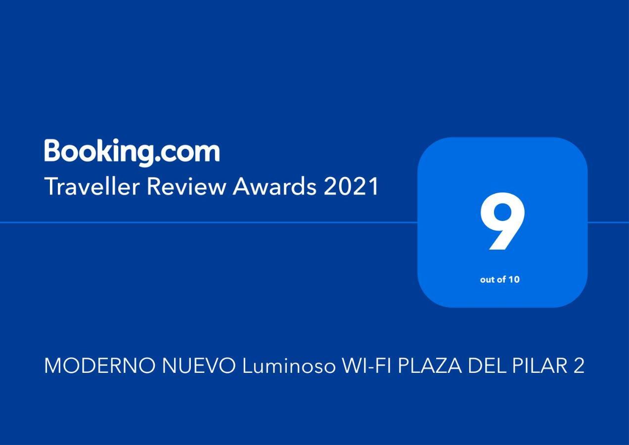 Appartamento Moderno Nuevo Luminoso Wi-Fi Plaza Del Pilar 2 Saragozza Esterno foto