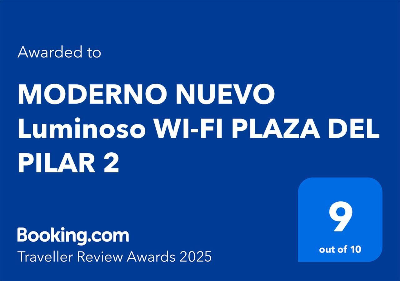 Appartamento Moderno Nuevo Luminoso Wi-Fi Plaza Del Pilar 2 Saragozza Esterno foto